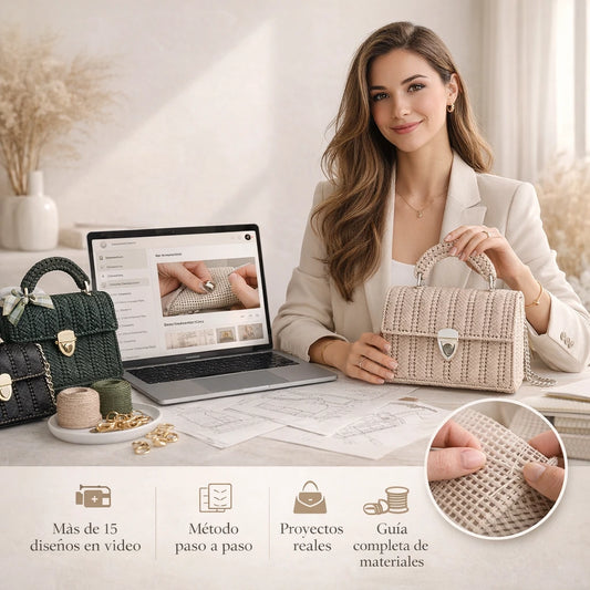 Bolsos Boutique con Malla Plástica + 4 BONOS de Regalo 🎁