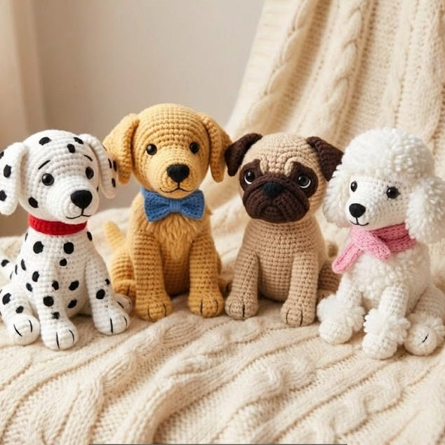 🐶🐾 Mega Colección Mascotas Amigurumi por Raza + 5 BONOS 🎁