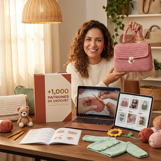 🔥 Pack TODO Incluido: Toda la Colección de Crochet en un Solo Pago