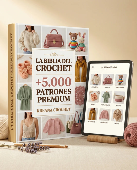 La Biblia del Crochet: creá prendas increíbles con +5.000 patrones premium